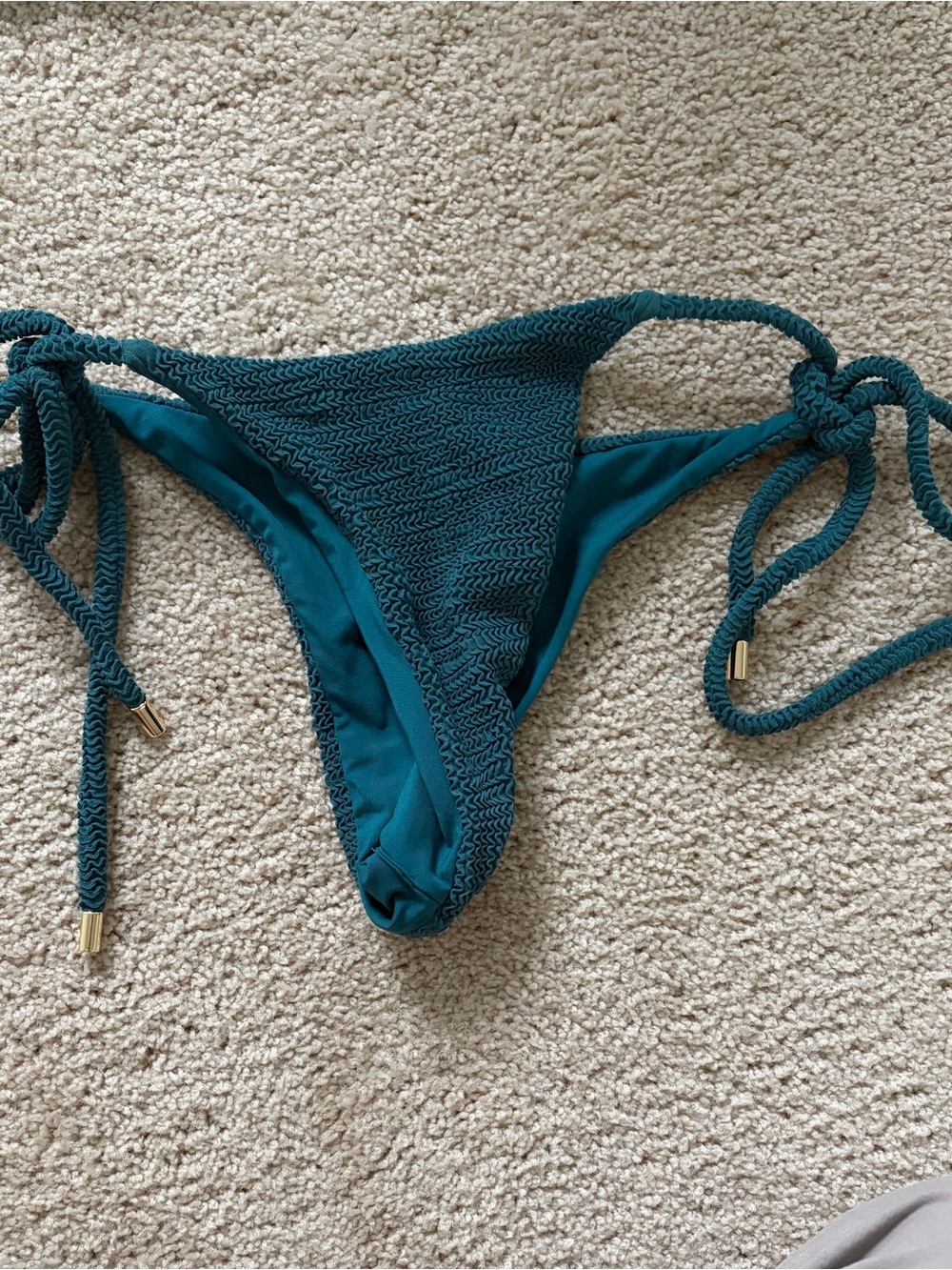 Monday Swimwear 2 Piece Palma Top Evergreen/ Palma Bottom Evergreen Bikini - Picture 3 of 6